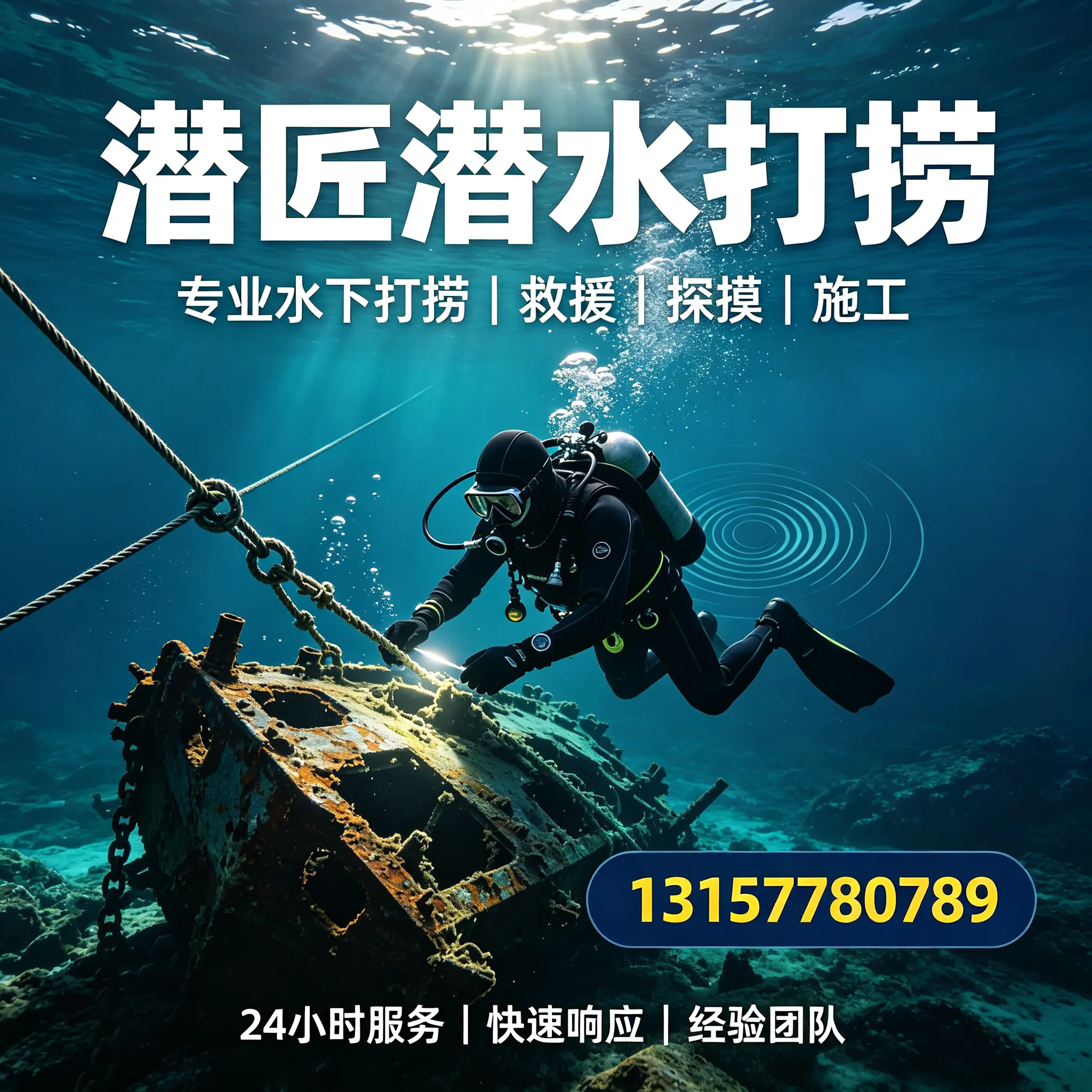 曾都水下打捞作业服务产品